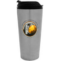 16 Oz. Stainless Sport Driver Mug with Plastic Liner & Screw on Flip Lid